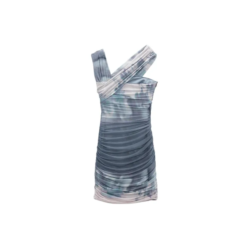 ZARA Sleeveless Dress Women's White-1