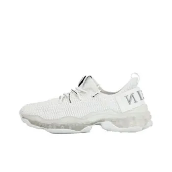 PHILIPP PLEIN Anti Slip Wear Resistant Low Top Casual Shoes Men's White