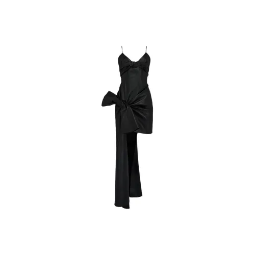 Alexander McQueen Slip Dresses Women's Black