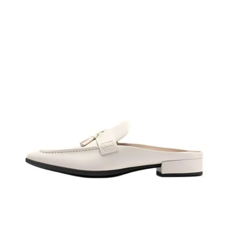 Ecco Wrap toe Slippers Women's White-0