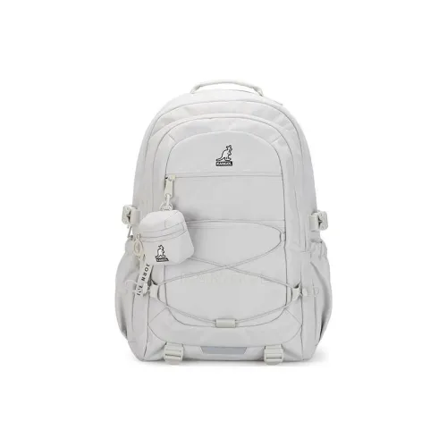 KANGOL Polyester Backpack Regular Unisex Light Gray