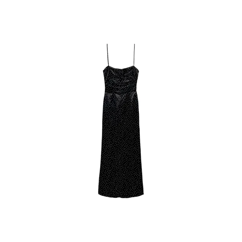 ZARA Slip Dresses Women's Black-1