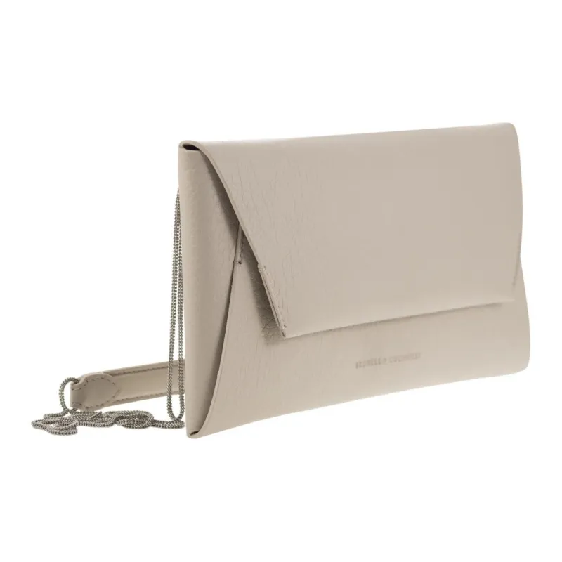 Brunello Cucinelli Logo Printed Chain Linked Crossbody Bag-1