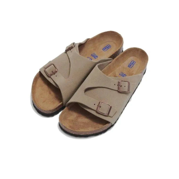 Birkenstock Zrich Soft Footbed Suede Leather 'Taupe'-4