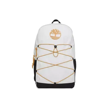 Timberland Polyester Outdoor Mountaineering Bag Backpack Regular Unisex Vintage White