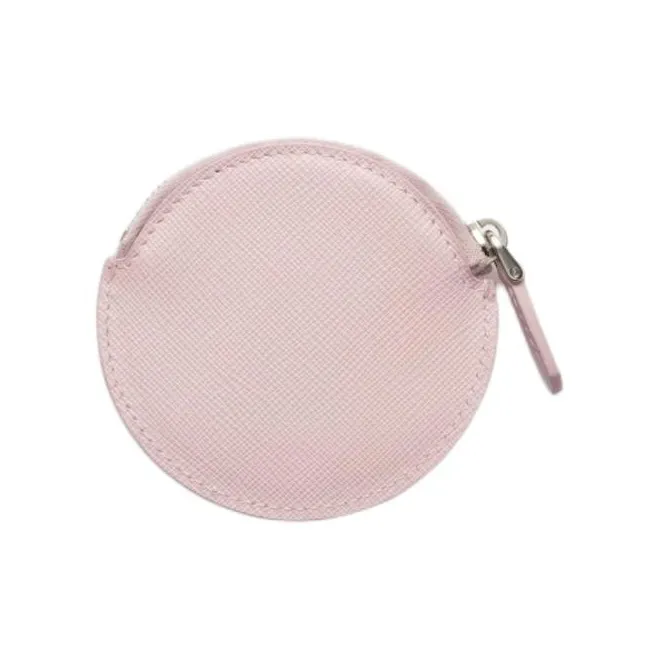 PRADA Saffiano Leather Coin Purse Women's Pink-1