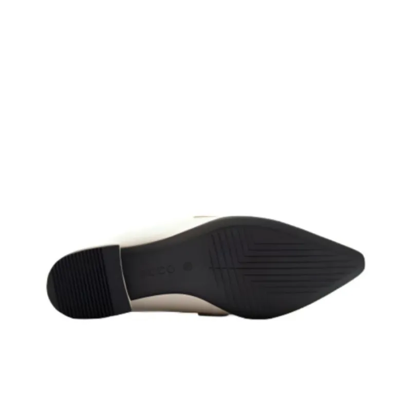 Ecco Wrap toe Slippers Women's White-3