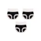 3 Pack (Black+Black+Black)