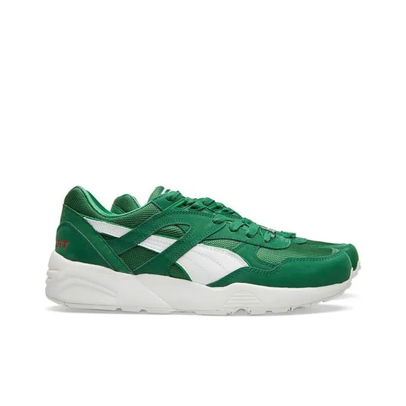 PUMA R698 Trinomic Low-Top Casual Shoes Men's Green-1
