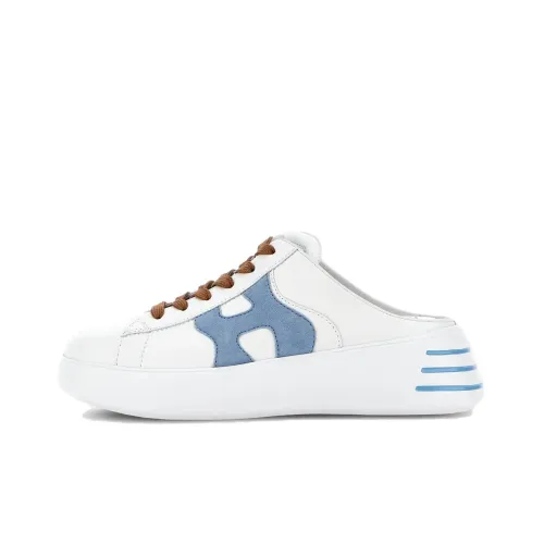 HOGAN Rebel Wrap-toe Slippers Women's White