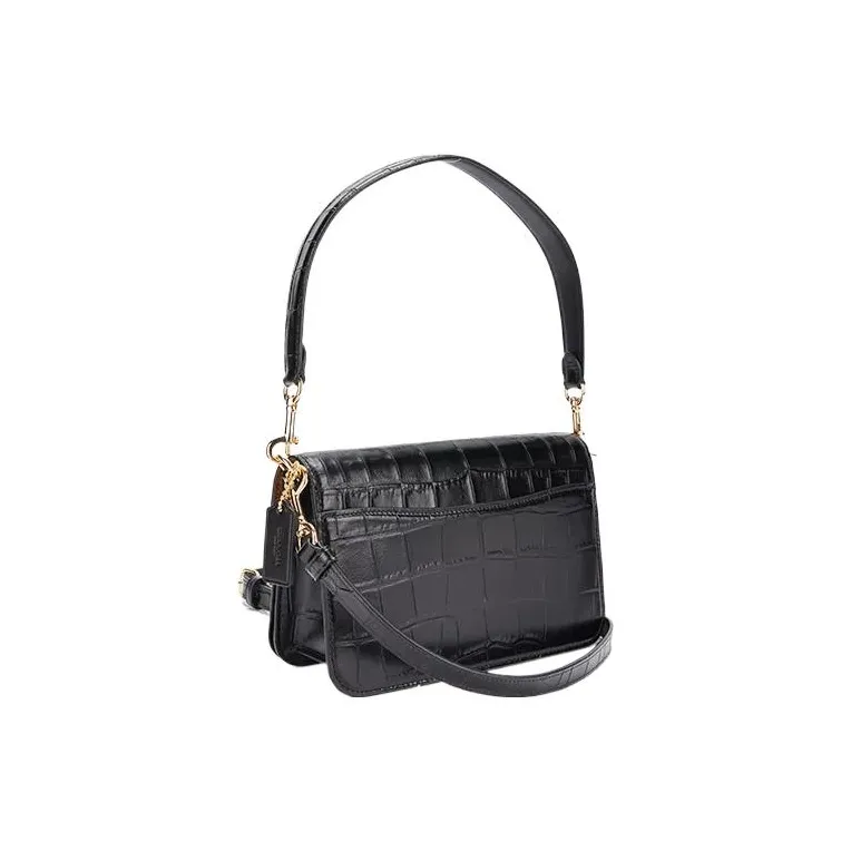 COACH Brynn Cow Leather Portable Crossbody Bag, Shoulder Bag Women's Black-1