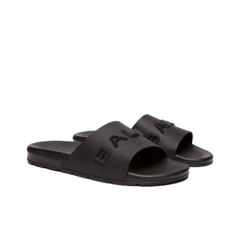BALLY Logo-embossed Moulded-footbed Slides-2