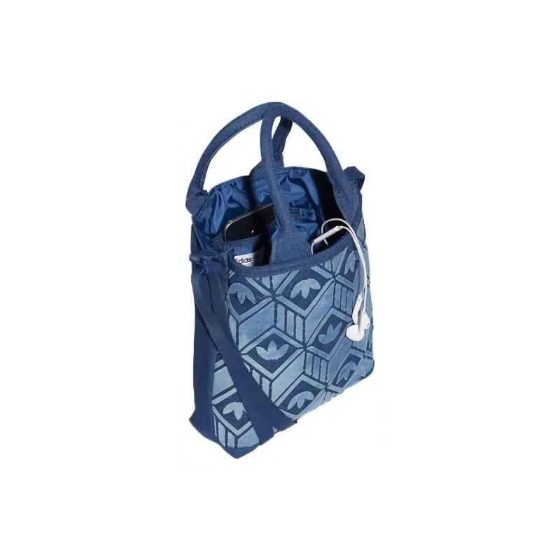 Adidas Originals Denim Bucket Bag, Handbag, Crossbody Bag, Shoulder Bag Unisex Blue-3