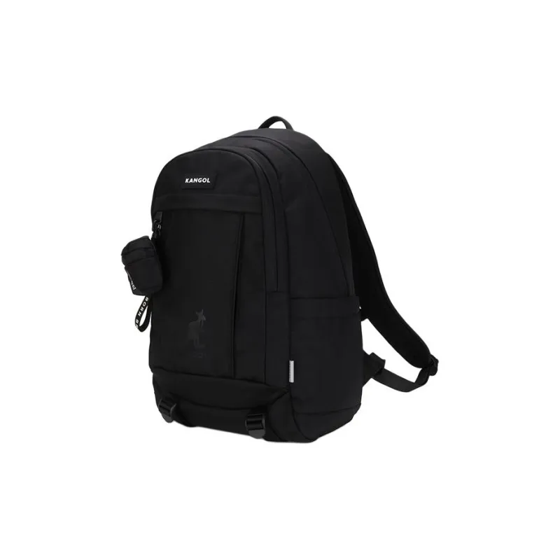 KANGOL Nylon Backpack Unisex Black-1
