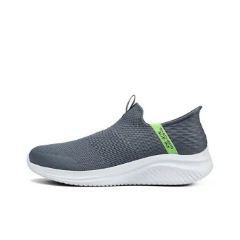 Skechers Hands Free Slip Ins Cushioned Wear Resistant Lightweight Low Top Casual Shoes Men's Gray