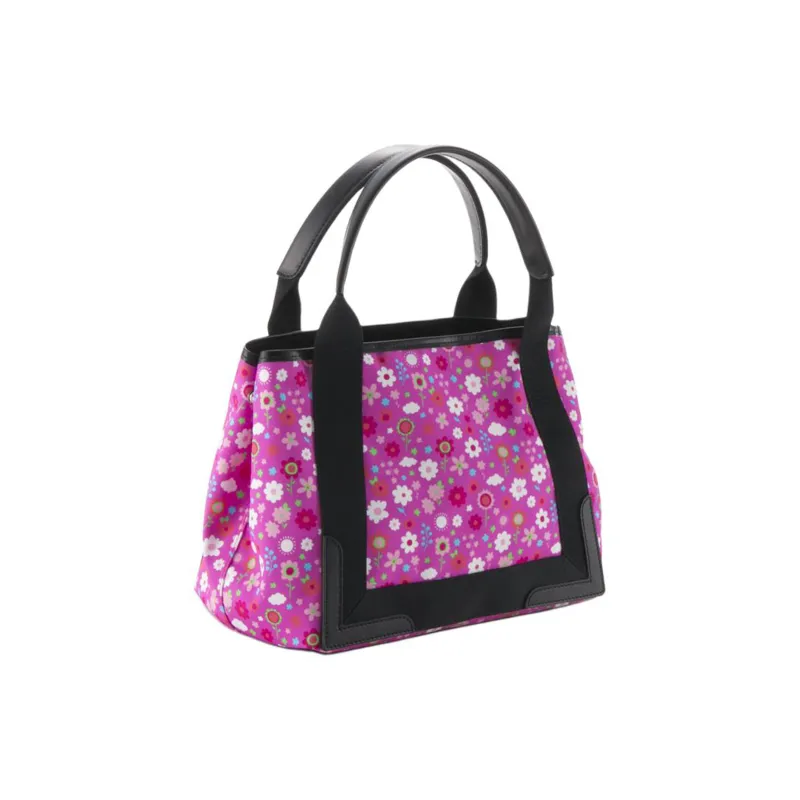 Balenciaga Canvas With Leather Tote Bag Shopping Bag Canvas Bag Handbags Women's Pink-3
