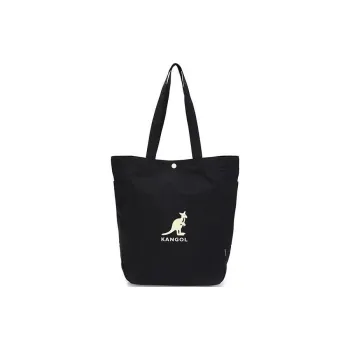 KANGOL Nylon Tote Bag Shopping Bag Handbag Regular Unisex Black