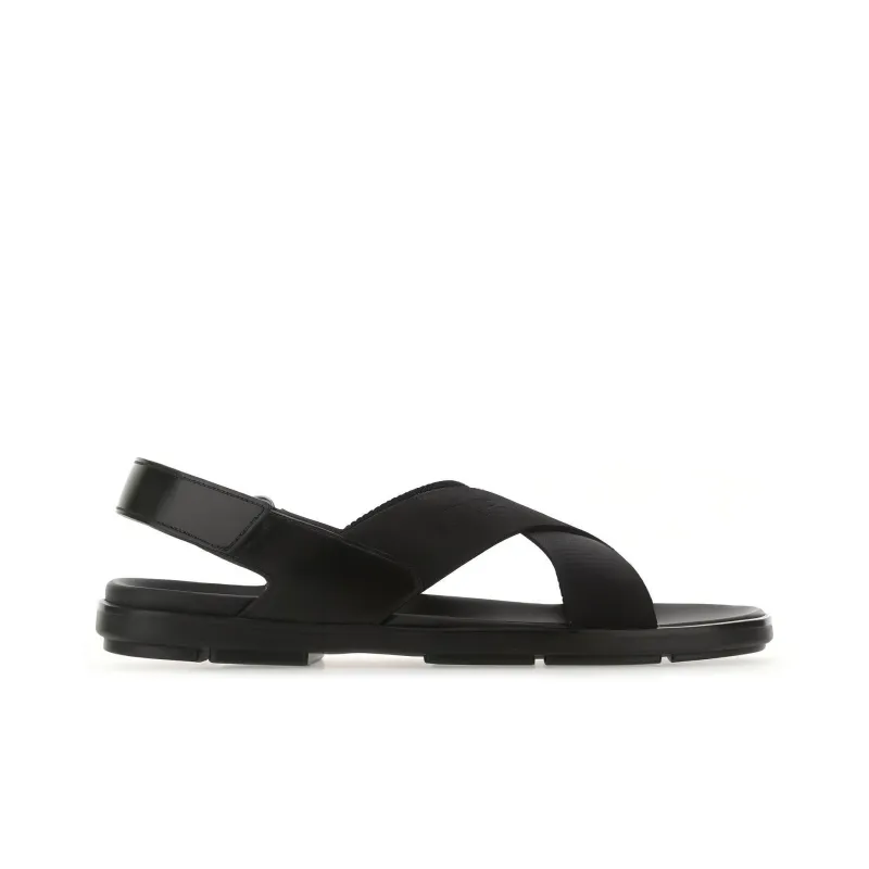 PRADA One Strap Sandals Men's Black-1