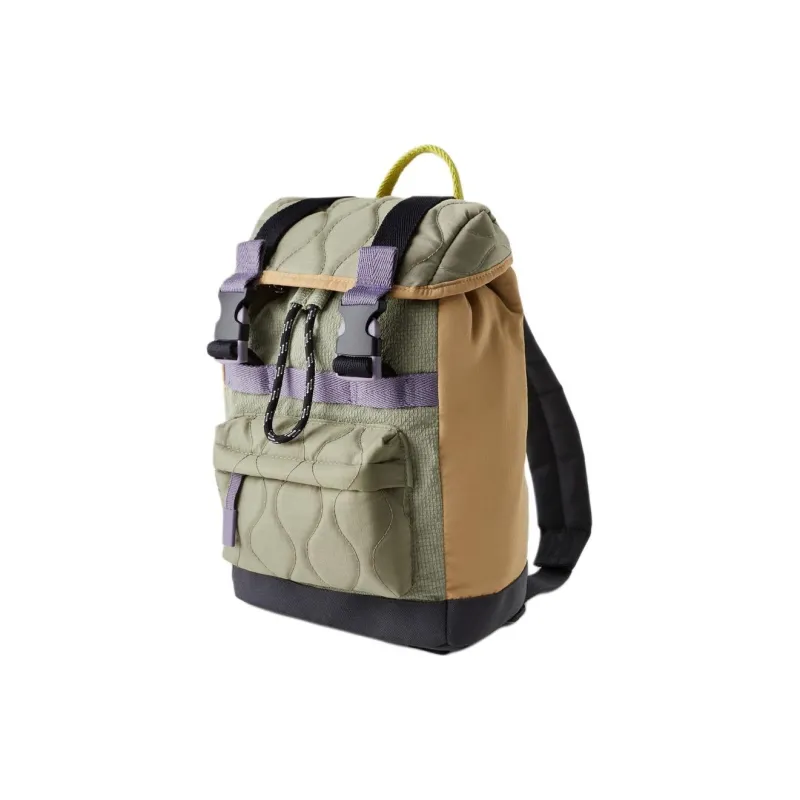ZARA Polyester Backpack Men's Khaki Green-2