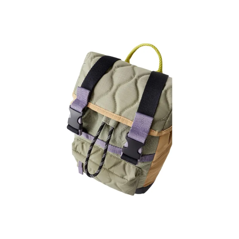 ZARA Polyester Backpack Men's Khaki Green-4