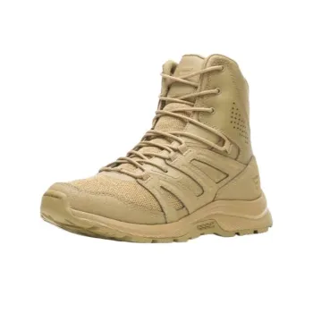 BATES Cushioned Anti-Slip Wear-Resistant Waterproof And Breathable High-Top Outdoor Shoes Men's Brown Green