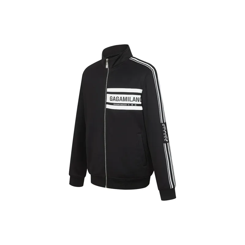 GaGaML Jackets Coats Men's Black-2