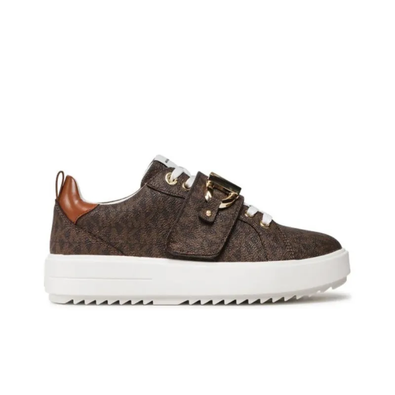 MICHAEL KORS Emmett Stylish Skateboarding Shoes Women's Brown-1