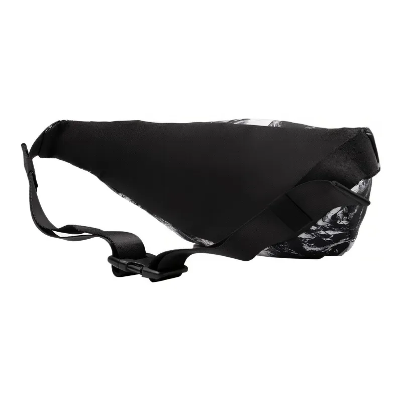 LiNing Fabric Sports Waist Bag Regular Unisex Black And White All Over Print Multicolor-2