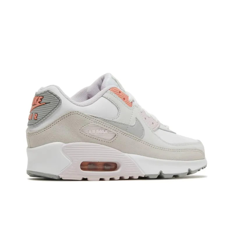 Nike Air Max 90 Leather 'White Light Violet' Gs-3