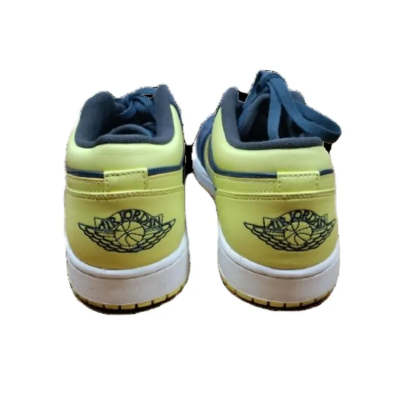 Jordan 1 Low Squadon Blue Electric Yellow-4