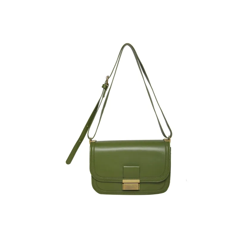 Jade En Plus PU Shoulder Bag Crossbody Bag Regular Women's Black/Green/Brown-16