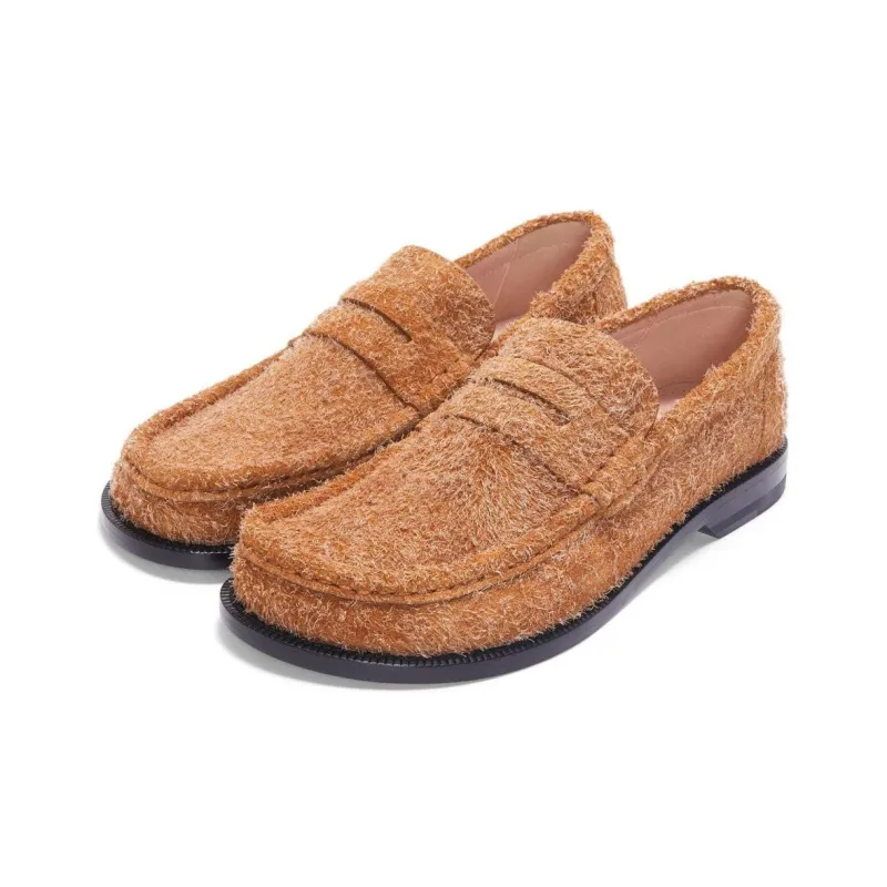 LOEWE Campo Loafers Women's Tan-2