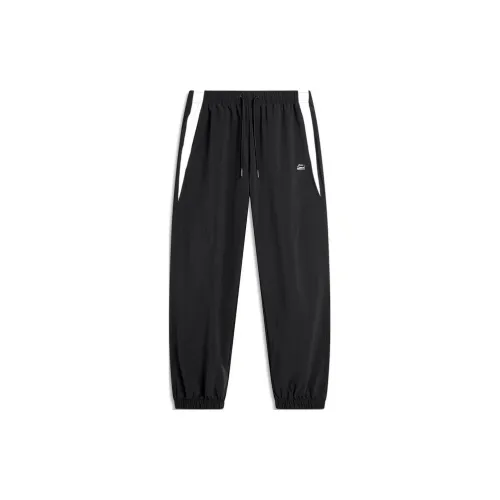 LINING Sports Life Collection Knitted Sweatpants Women's Black