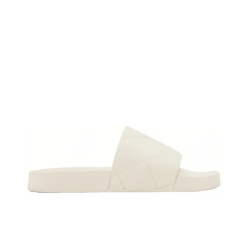 Bottega Veneta Slider Slide Slippers Men's White-1