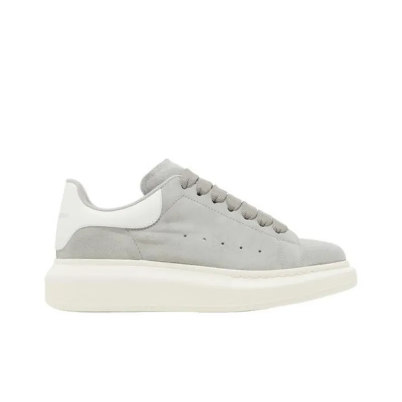 Alexander McQueen Suede Oversized Sneaker 'Grey' Women's-1