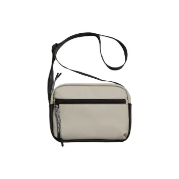 ZARA PU Shoulder Bag Crossbody Bag Men's Pearl Gray