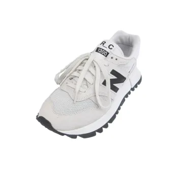 CDG x New Balance NB 130 Anti Slip Wear Resistant Low Top Running Shoes Unisex Gray Black