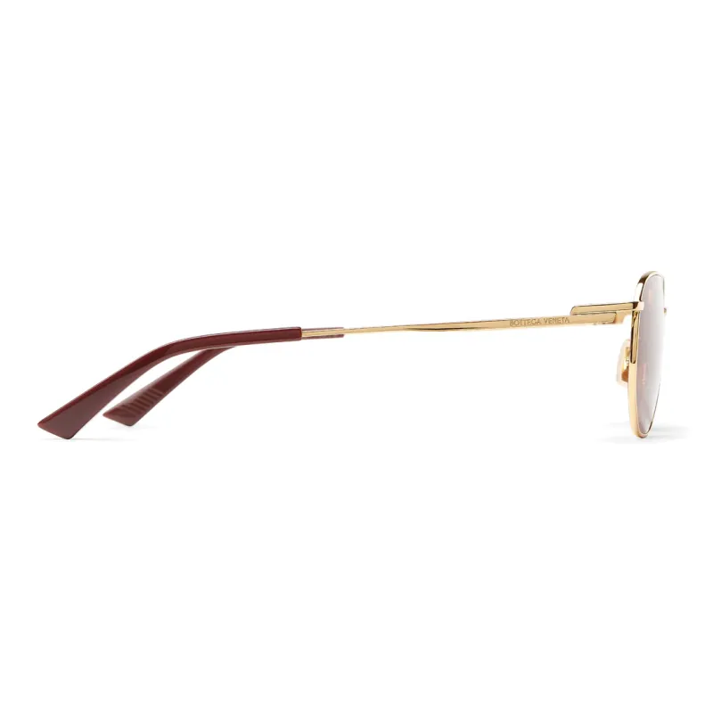 Bottega Veneta Round Frame Sunglasses-1