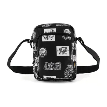 Vans Canvas Shoulder Bag Crossbody Bag Regular Unisex Black