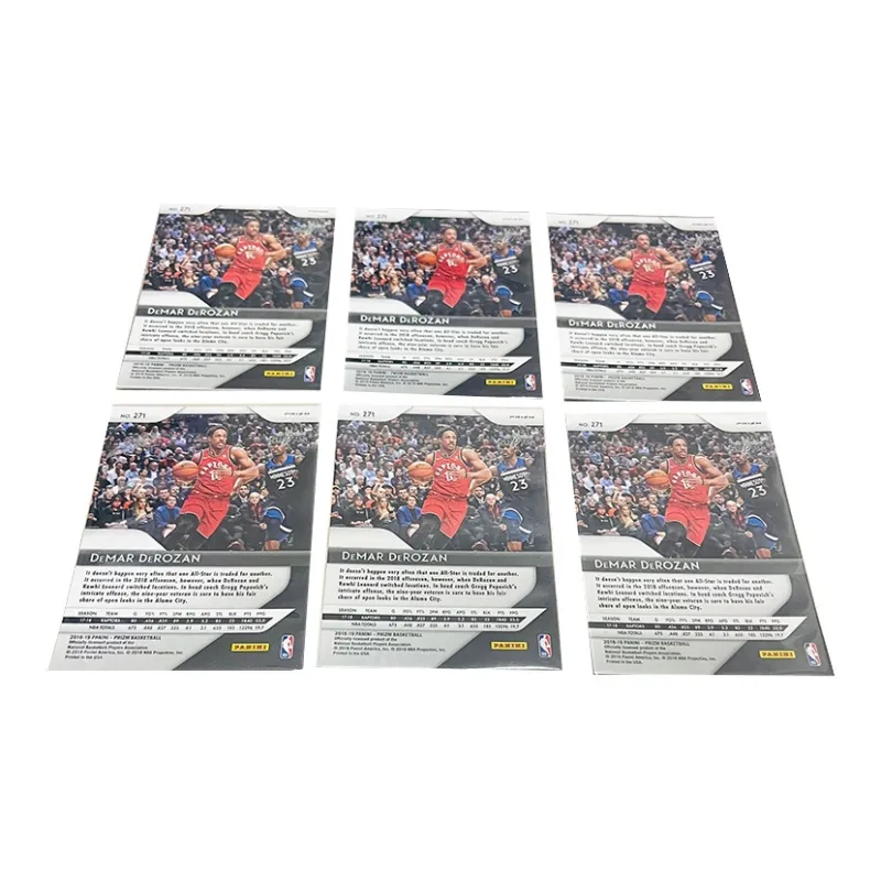 PANINI DeMar DeRozan Player Card Product Access Sports Cards 6 Pcs-1