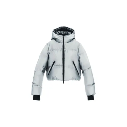 ZARA Down Jackets Women's Silver