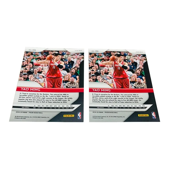 PANINI 18 19 Rockets Yao Ming Player Card Product Access Sports Cards 2 Pcs-1