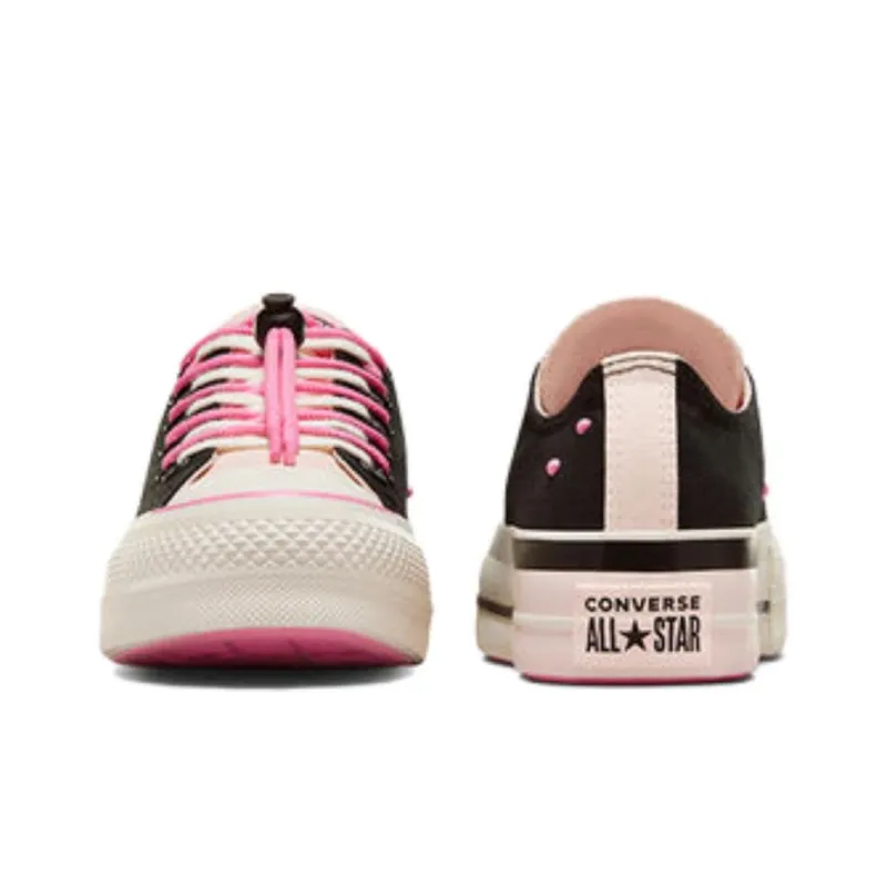 Converse Chuck Taylor All Star Lift Platform Easy On 'Black Fable Pink' Women's-4