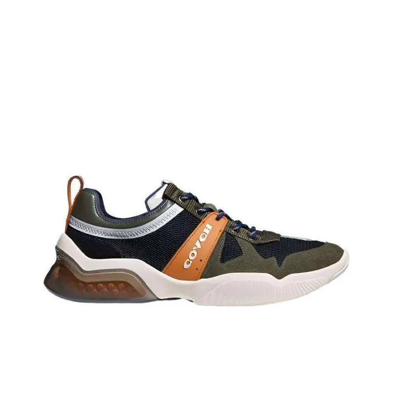 COACH CitySole Runner Anti-Slip Wear-Resistant Low-Top Casual Shoes Men's Green-1