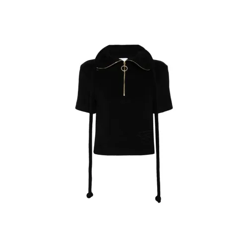 Patou Half-zip Terrycloth Polo Shirt