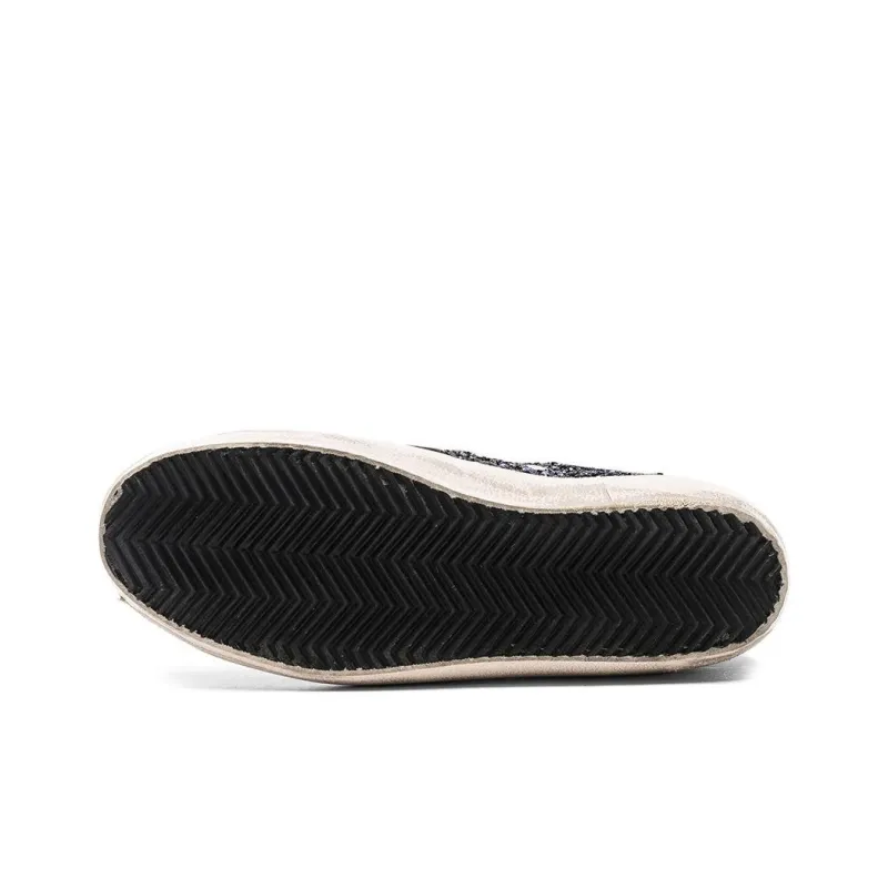 Golden Goose Super Star Stylish Skateboarding Shoes Women's Black Gold-4