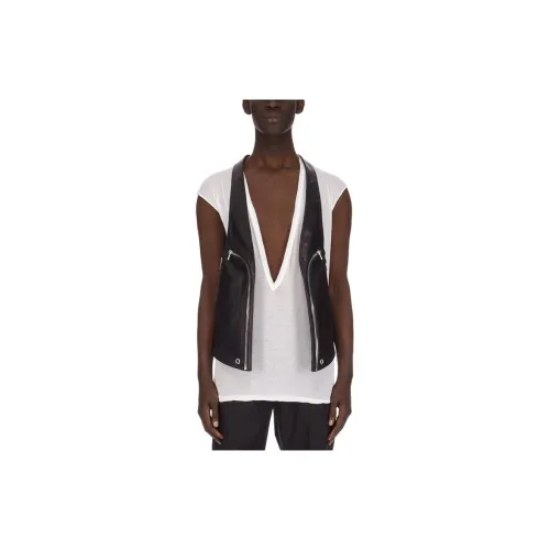 RICK OWENS Vests Men Black