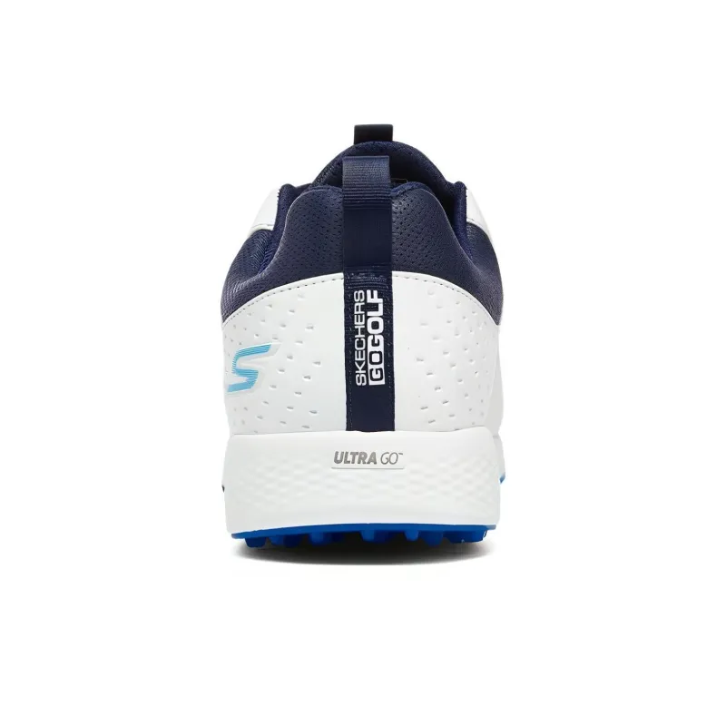 Skechers Elite 4 Cushioning Anti-Slip And Wear-Resistant Low-Top Golf Shoes Men's White Blue-3