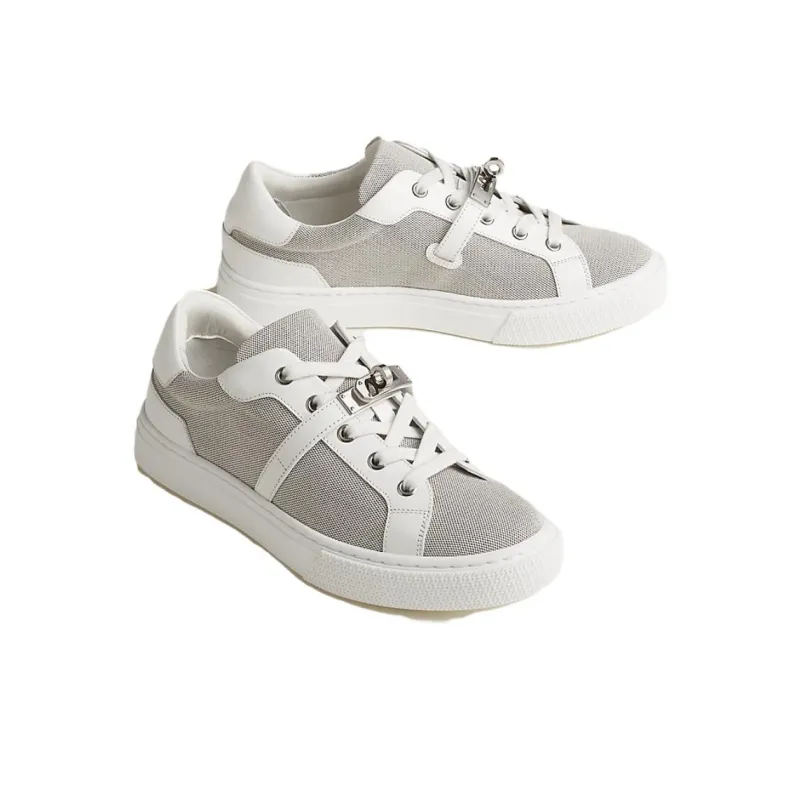 HERMES Day Low Top Skateboard Shoes Women's Gray-2