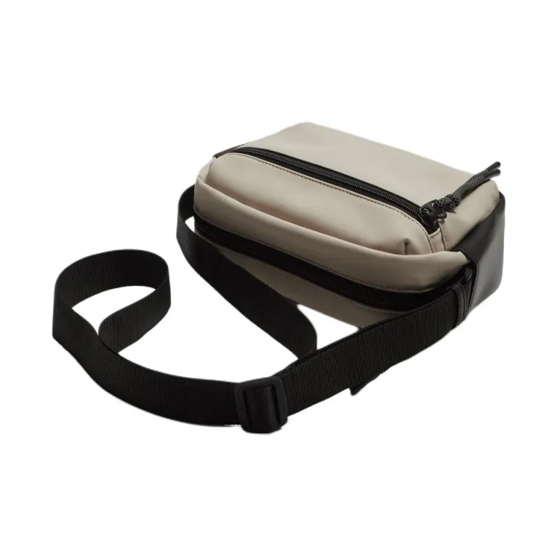 ZARA PU Shoulder Bag Crossbody Bag Men's Pearl Gray-1